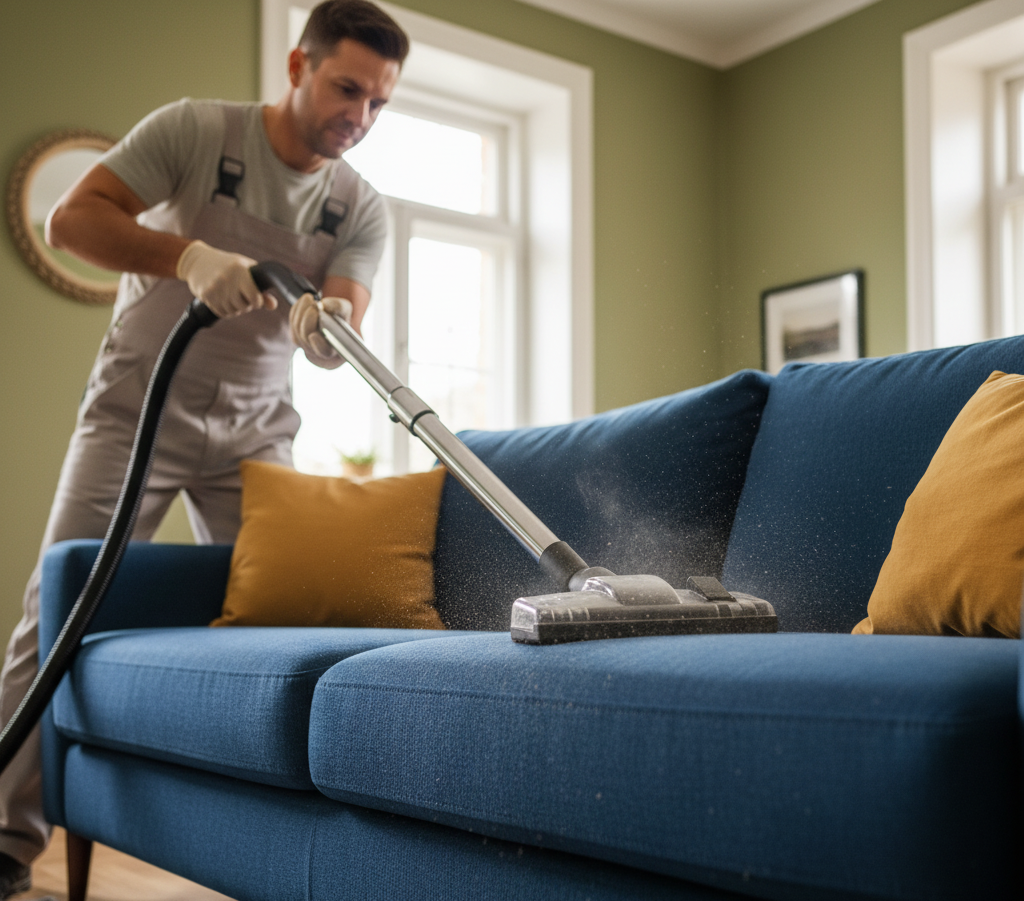 sofa cleaning at home