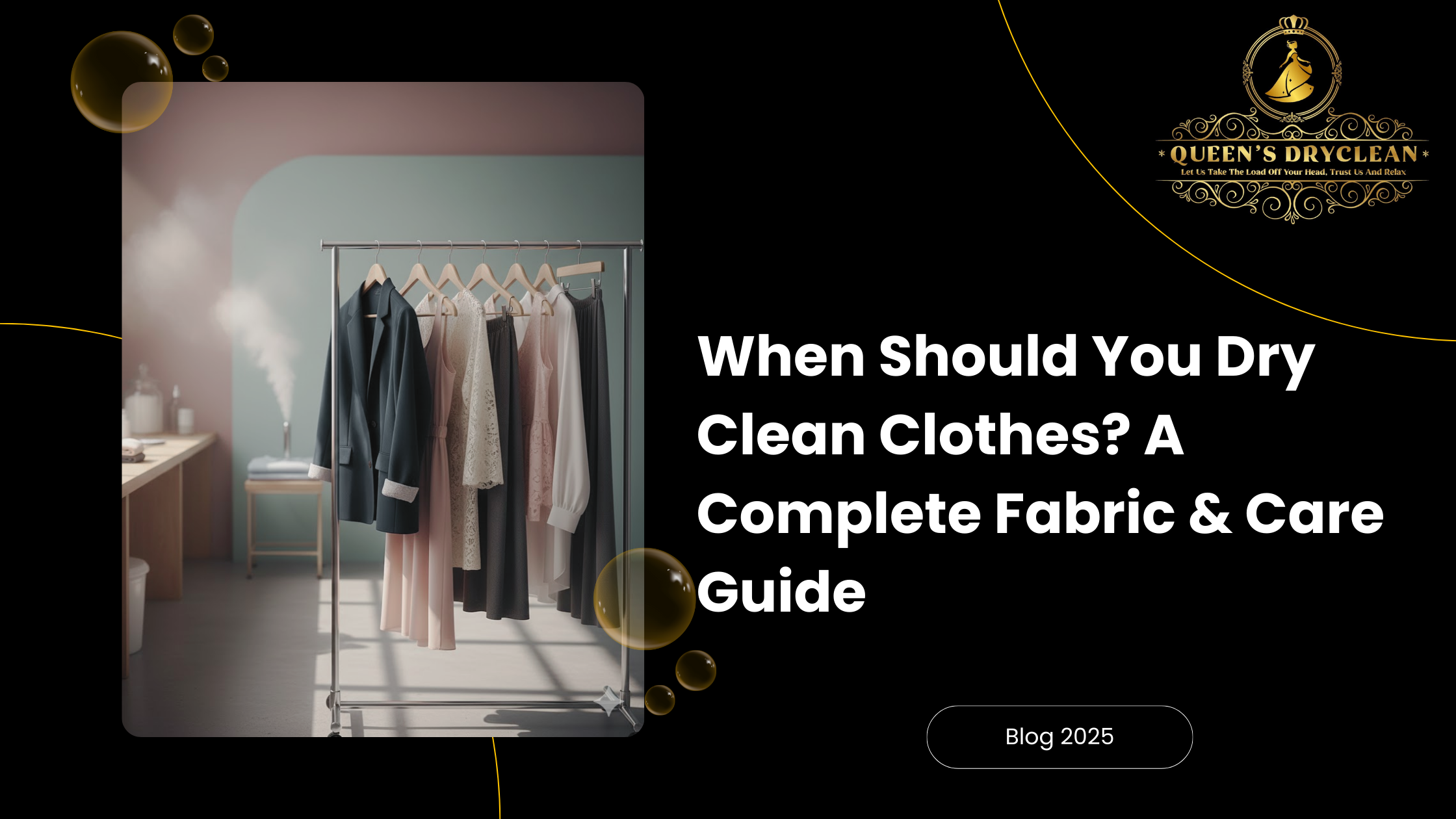 when should you dry clean clothes