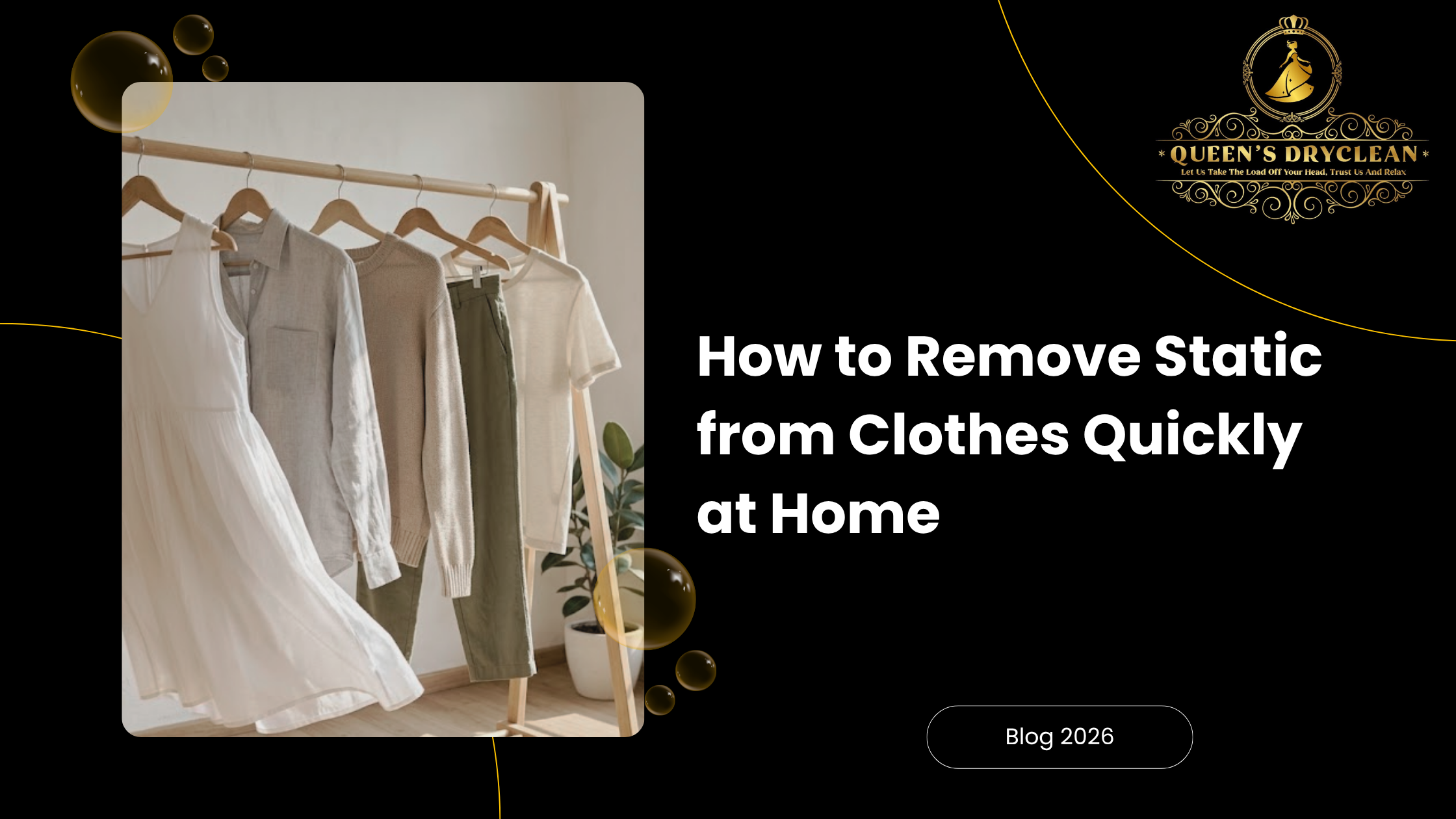how to get rid of static cling in clothes