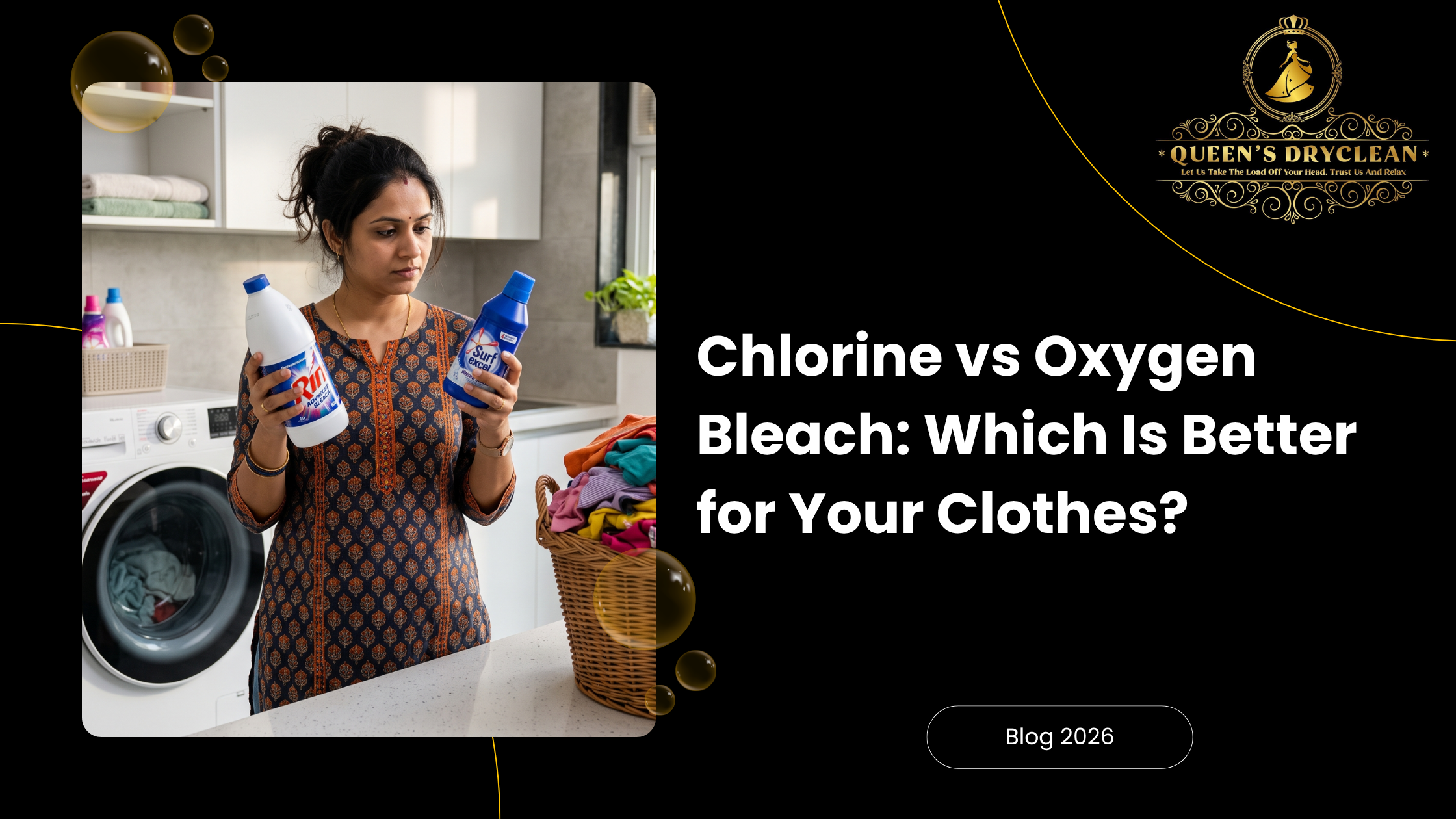 chlorine bleach vs oxygen bleach difference