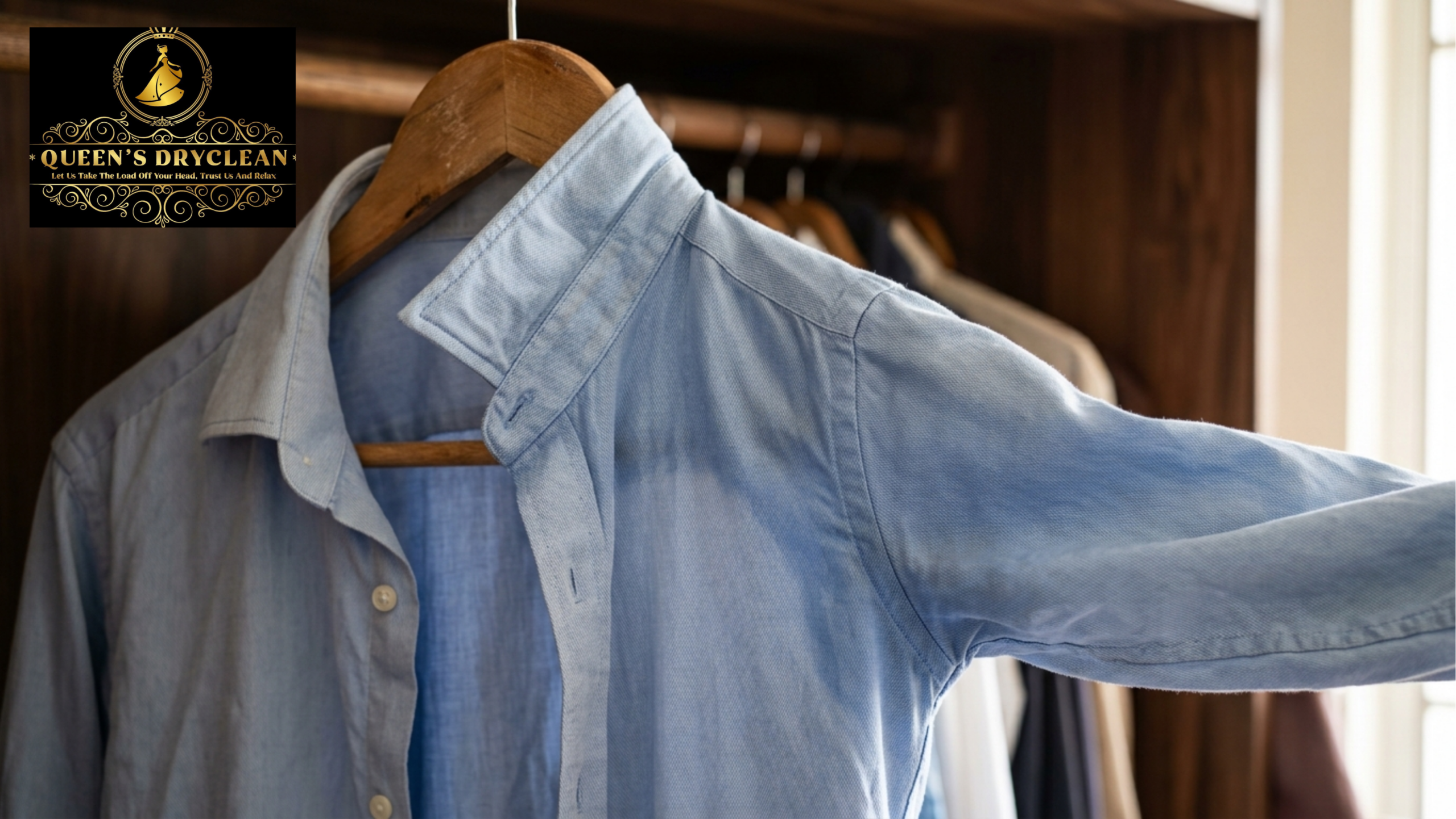 Shirt underarm area affected by sweat and persistent body odour before professional cleaning